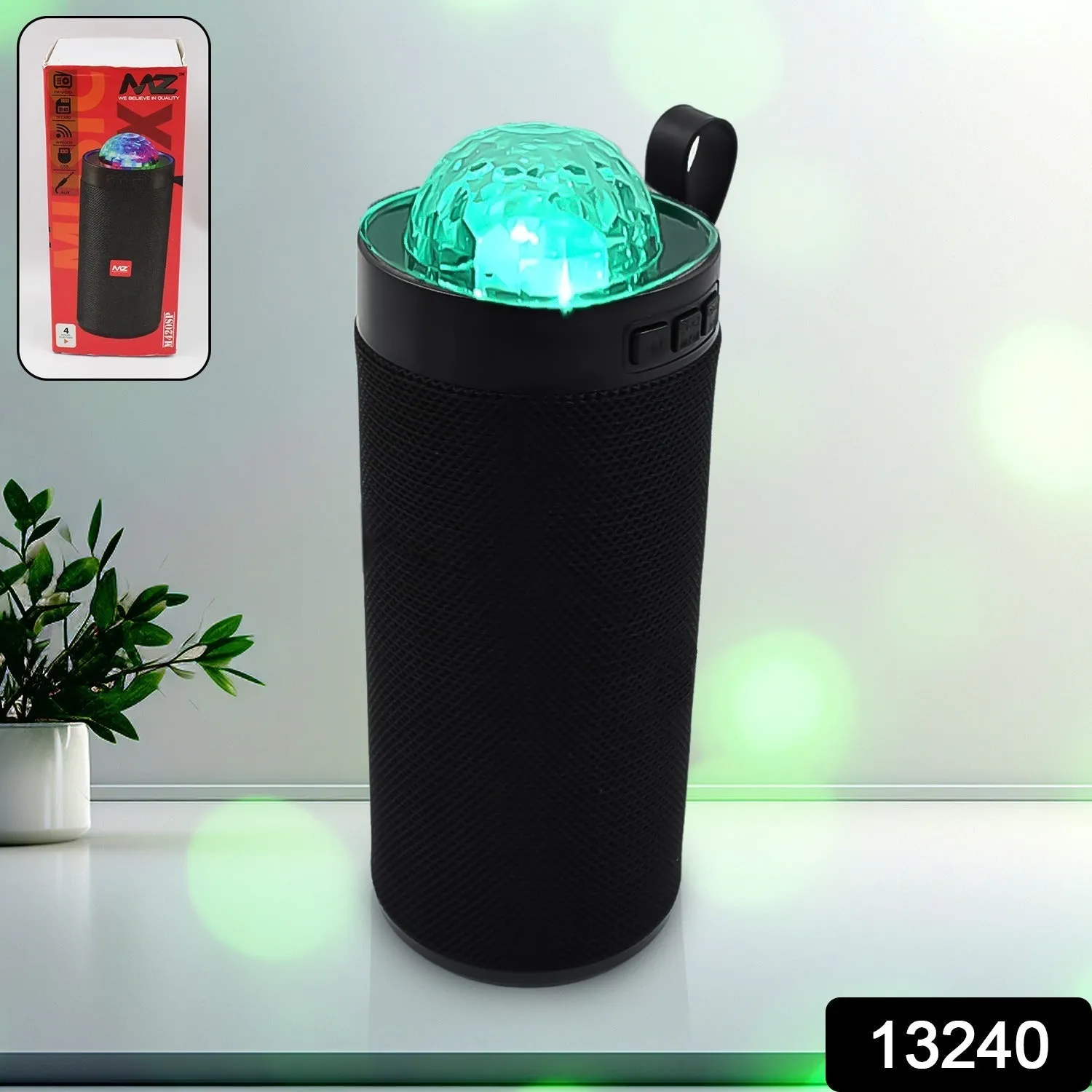 3D Disco Light Sound Bluetooth Speaker (1 Pc)