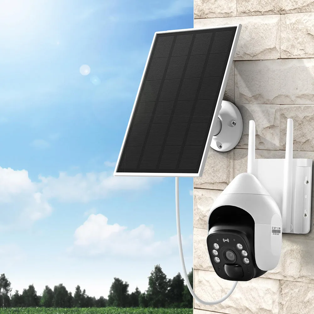 3MP WiFi Security Camera with Solar Panel, Night Vision - UL-Tech