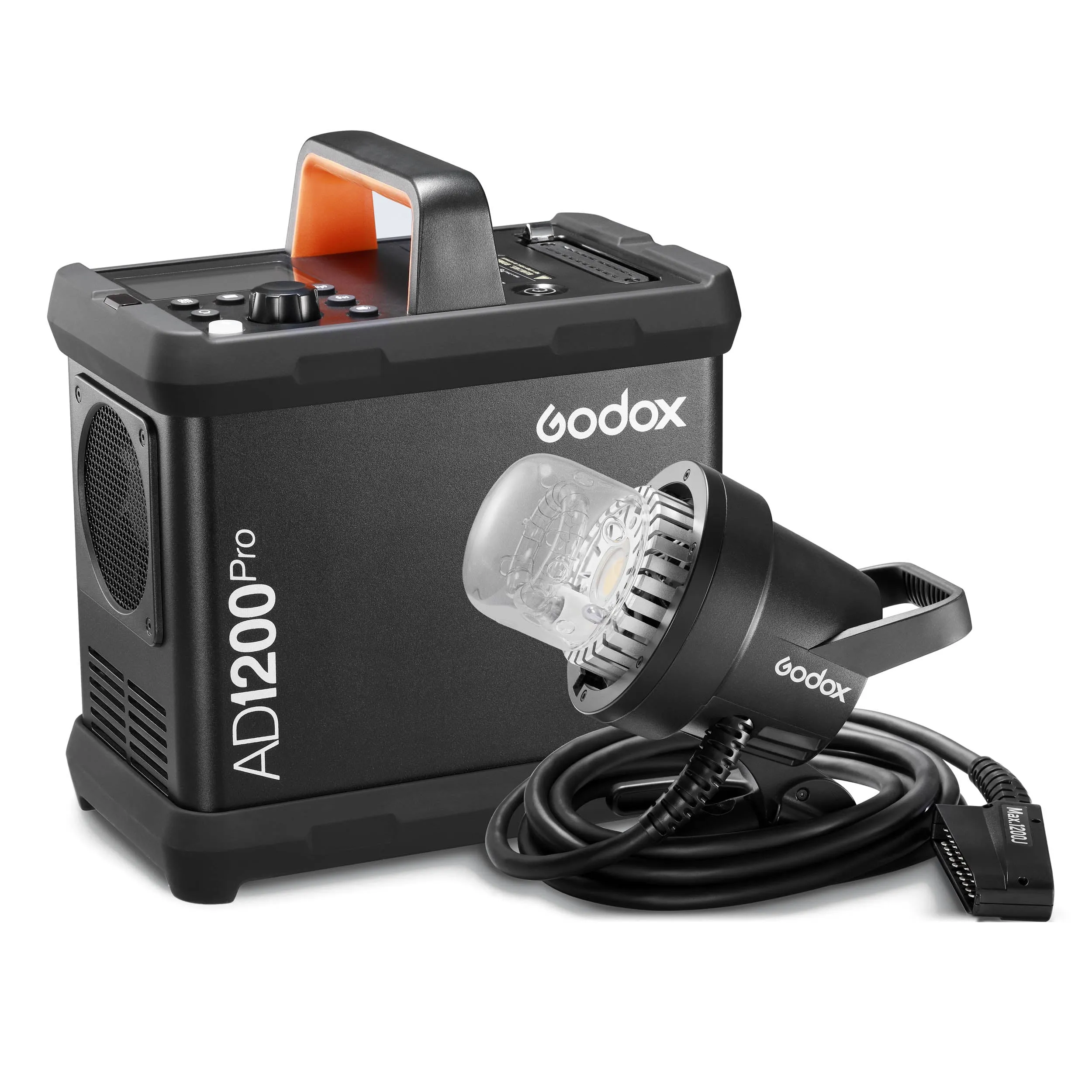 AD1200Pro 1200Ws Portable Battery Power Flash Head and Pack