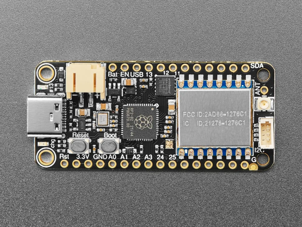 Adafruit Feather RP2040 with RFM95 LoRa Radio - 915MHz