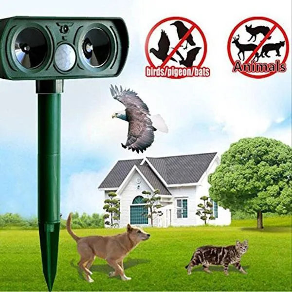 Animals Repeller Solar Power Repellent Deterrent Outdoor Home Garden