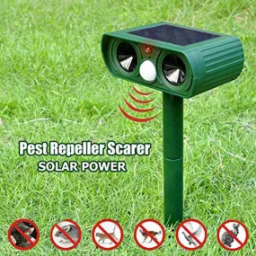 Animals Repeller Solar Power Repellent Deterrent Outdoor Home Garden