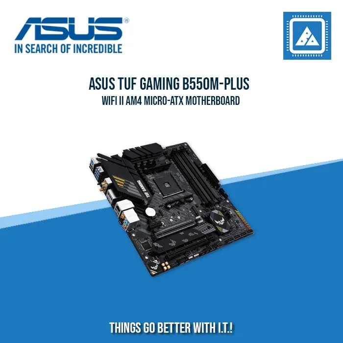 ASUS TUF B550M PLUS WIFI II 4DDR4 2XM.2 MOBO