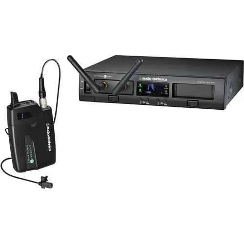 Audio-Technica ATW-1301L System 10 Pro Rack-Mount Digital Lavalier Mic System 24 Ghz