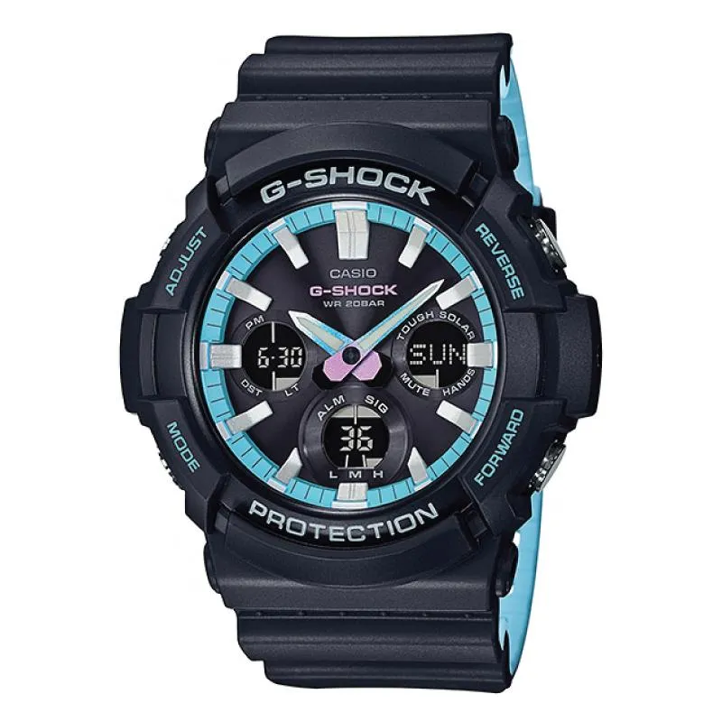 Casio G-Shock Special Color Models Black Resin Band Watch GAS100PC-1A GAS-100PC-1A