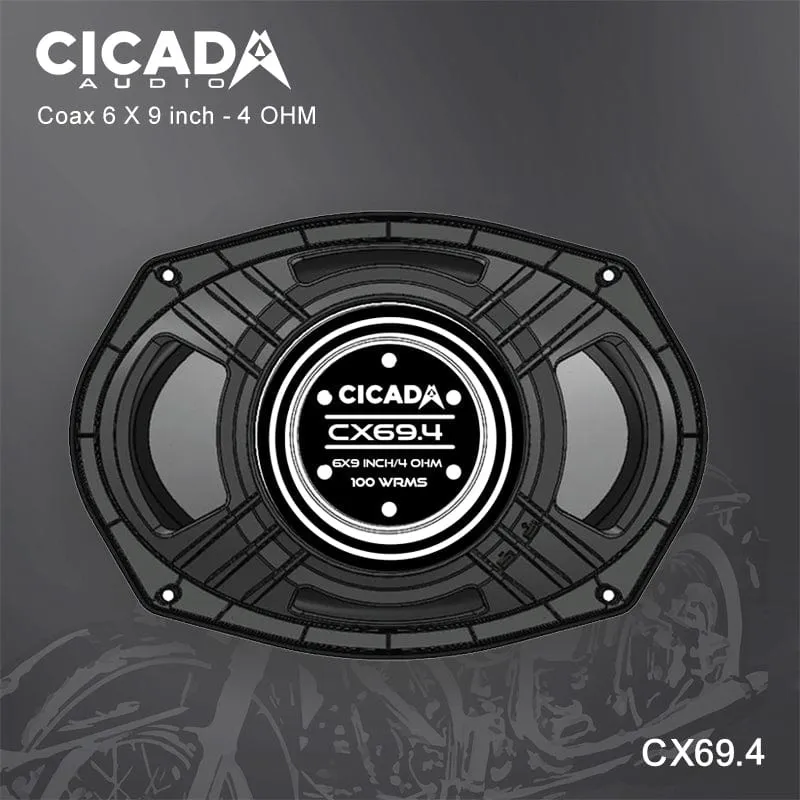 Cicada Audio CX69 6x9" Coaxial Speaker (Pair)