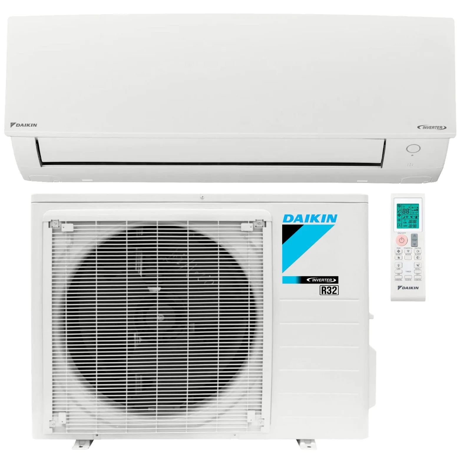 Daikin 12000 Btu 18 SEER2 Ductless Mini-Split Wall Mount Heat Pump Air Conditioner - R32