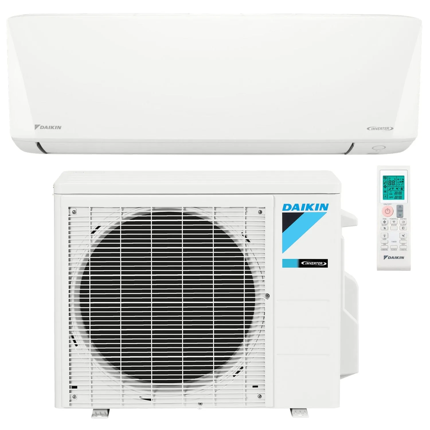 Daikin 12000 Btu 18 SEER2 Ductless Mini-Split Wall Mount Heat Pump Air Conditioner