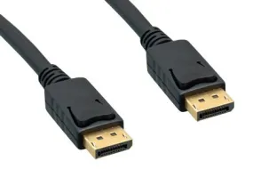 Displayport Male to Male Patch Cable, 10'