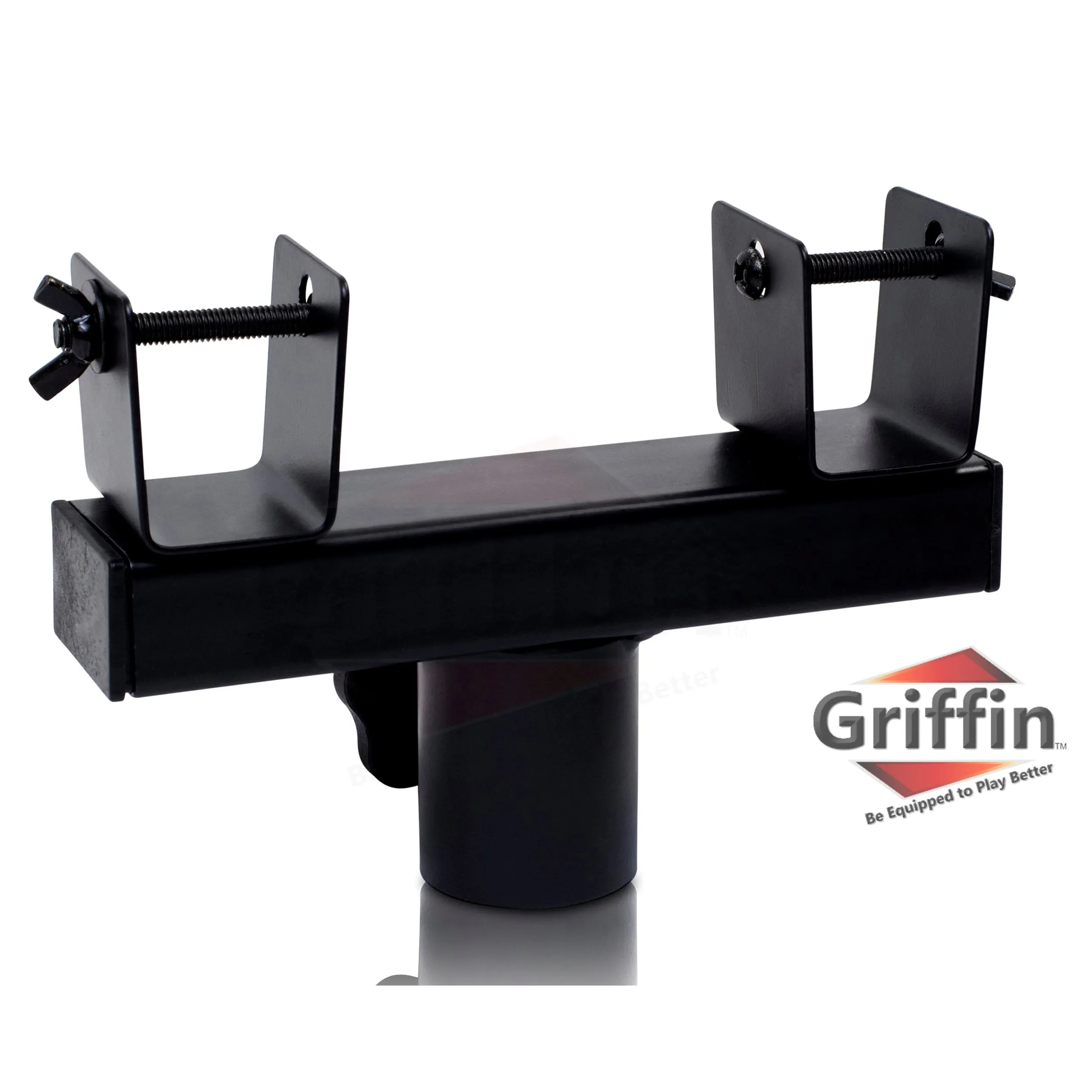 DJ Triangle Truss Extension Lighting System by GRIFFIN - Mounts on your Speaker Stands - Trussing Stage Kit for Smoke Machines & Dance Laser Lights