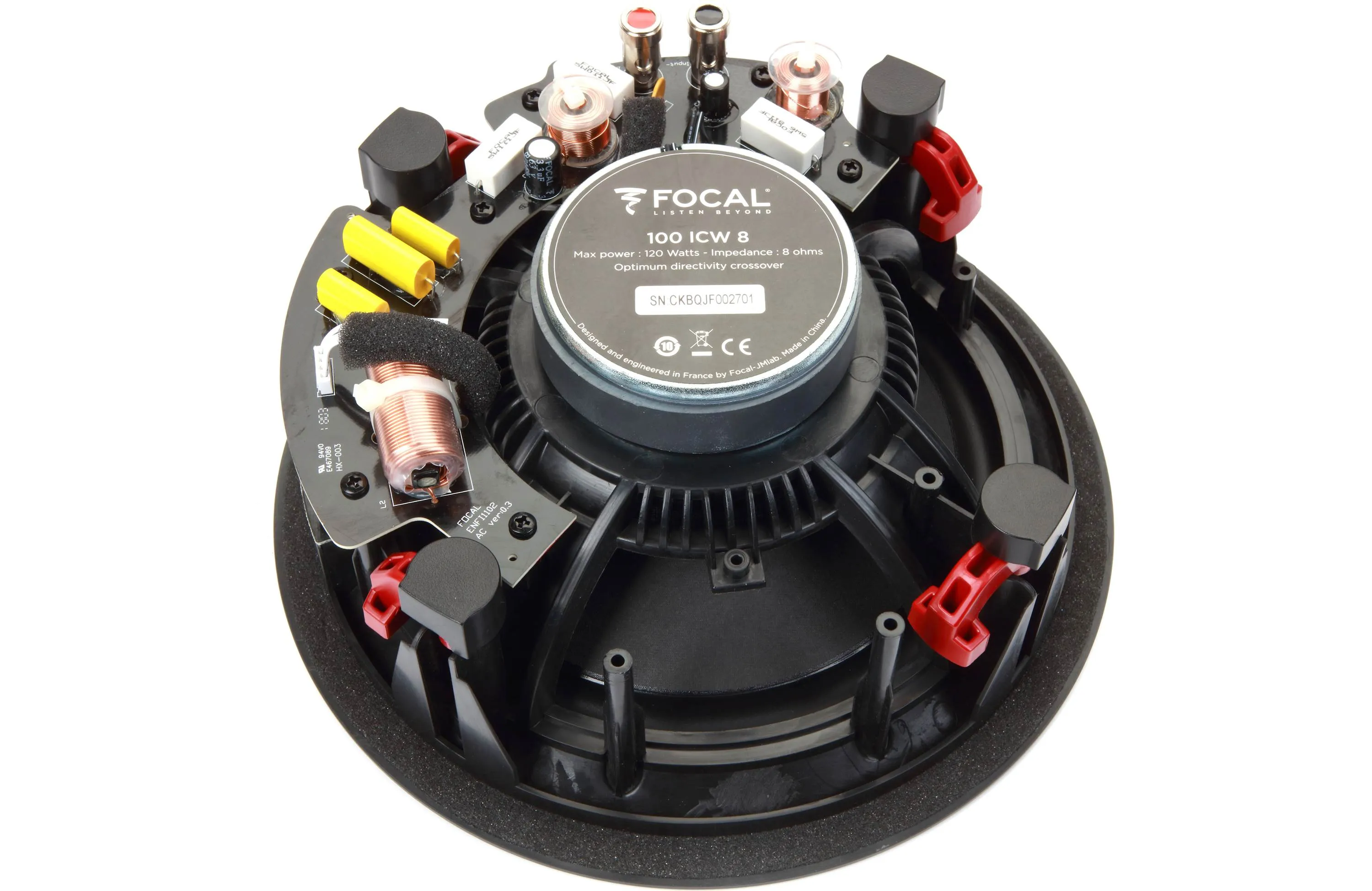 Focal 100 ICW 8 In-Wall/In-Ceiling 8" 2-Way Coaxial Speaker (Each)