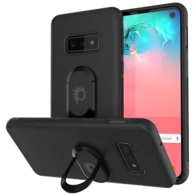 Galaxy S10e Case, Punkcase Magnetix Protective TPU Cover W/ Kickstand, Sceen Protector[Black]