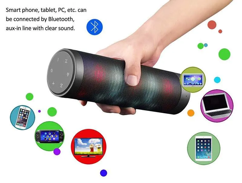 High-Performance Hip Hop LED Bluetooth Speaker