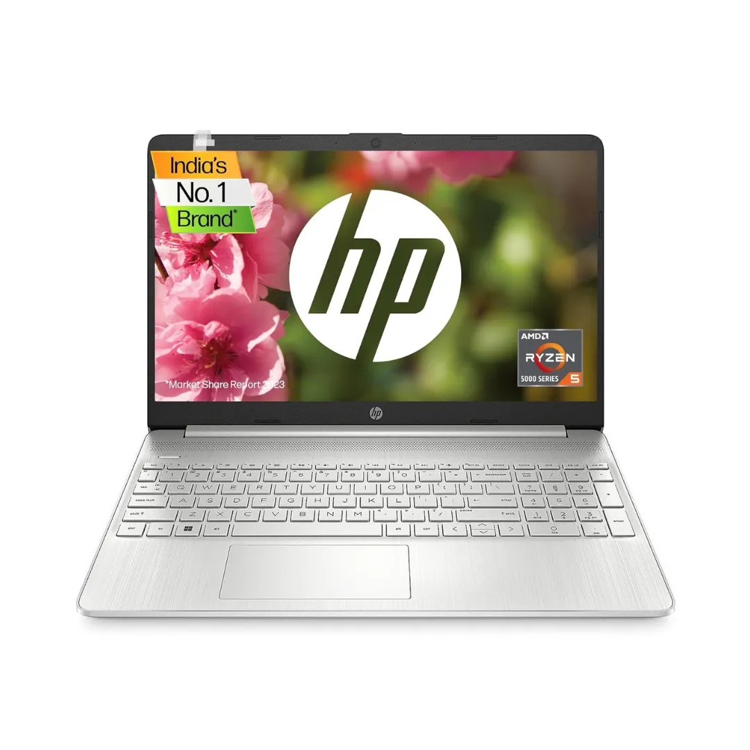 HP 15s-EQ2304AU (AMD/ Ryzen 5-5500U/ 8GB/ 512GB SSD/ Win 11/ Silver) Laptop