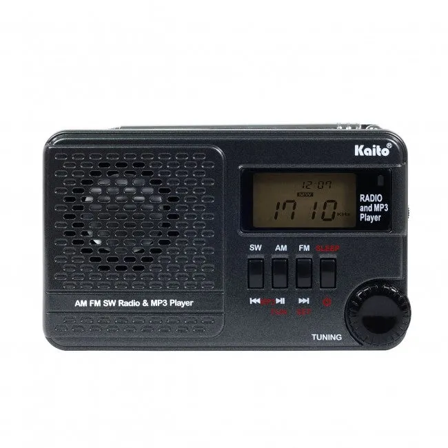 KA345 Pocket Digital DSP (Digital Signal Processing) AM FM Shortwave Clock Radio and MP3 Player with Micro-SD & USB Audio Input