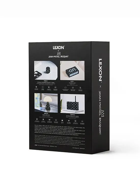 Lexon x Jean-Michel Basquiat Home Electronic Gift Set- Crown