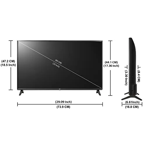 LG 80 cm (32 inches) HD Ready Smart LED TV 32LM563BPTC (Dark Iron Gray)