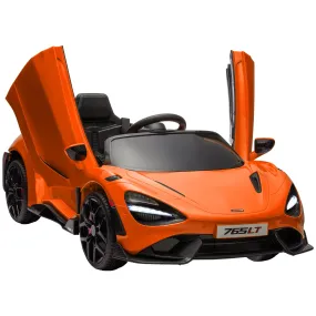 McLaren 765LT Licensed 12V Kids Ride on Car w/ MP3 Music Orange