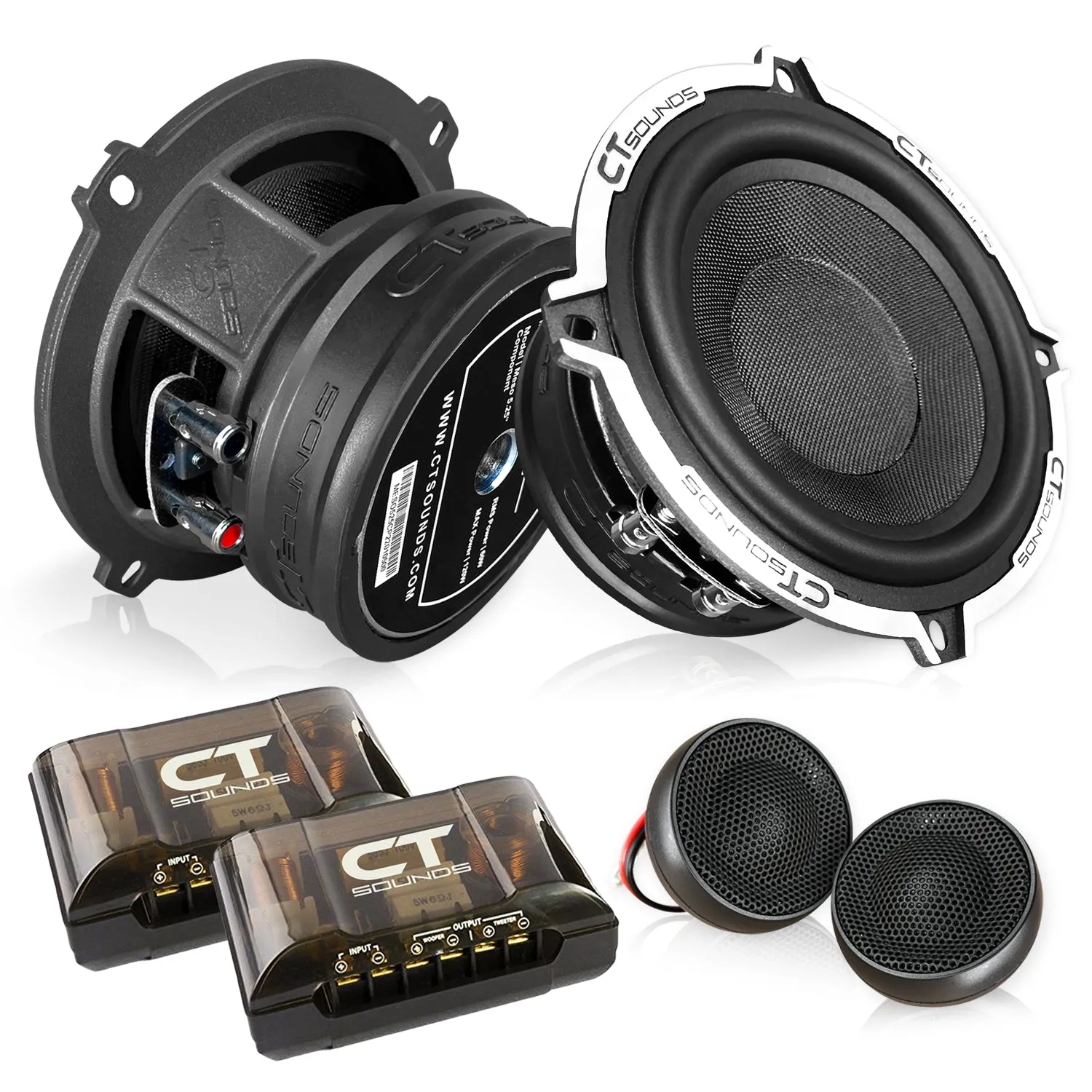 MESO-5-25-COM // Meso 5.25 Inch 240 Watt 2-Way Component Speaker Set