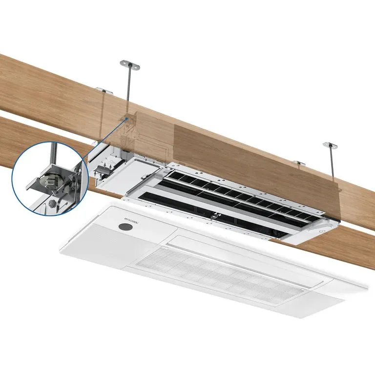 MRCOOL DIY 4th Gen 2-Zone 18,000 BTU 21 SEER (9K   12K) Ductless Mini Split AC and Heat Pump with Ceiling Cassettes