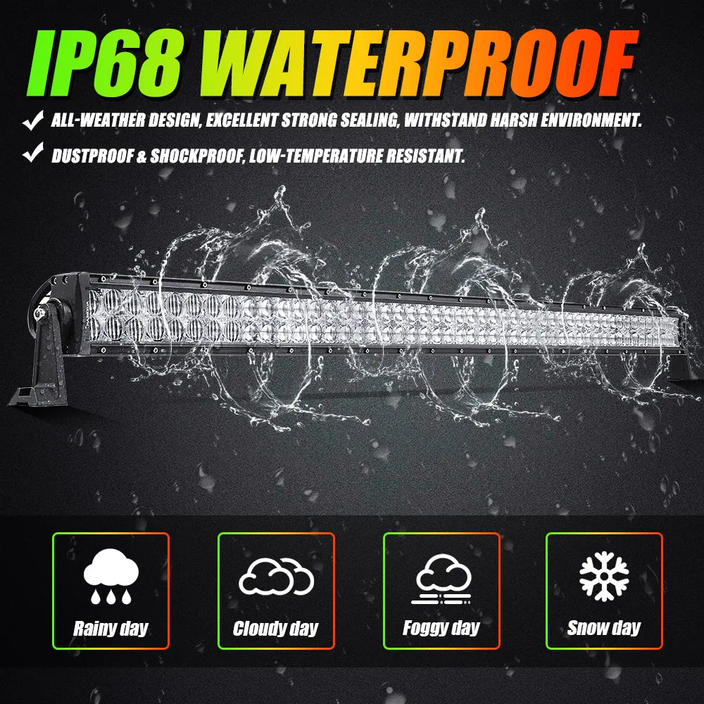 New 32 Inch V-PRO Series Straight RGBW Color Changing Off Road Led Light Bar