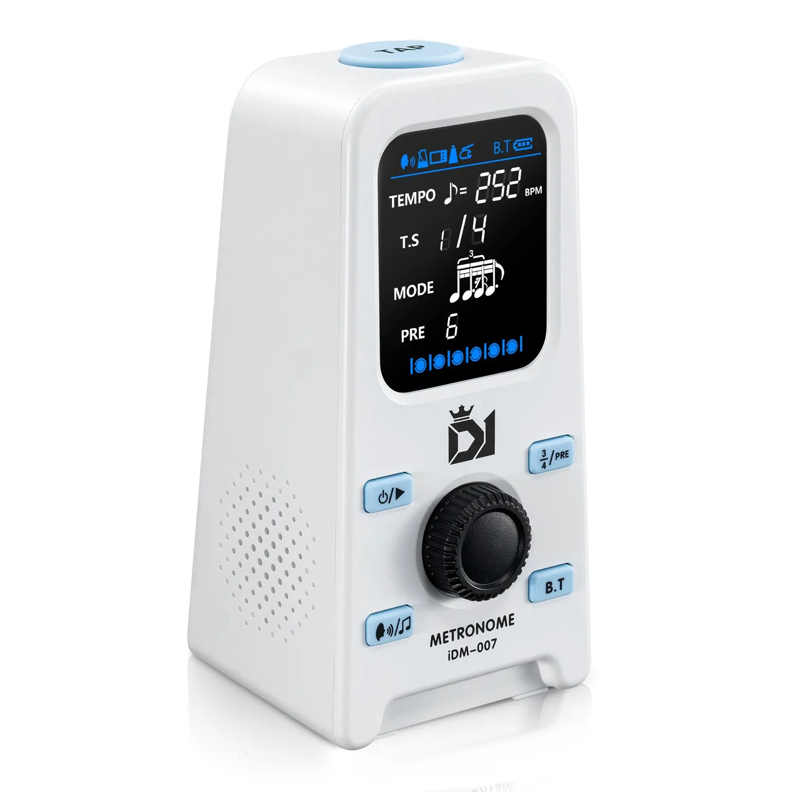 POGOLAB Digital Metronome 2 in 1 Rechargeable Bluetooth Speaker w/ LCD Display