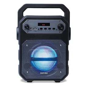 Portable Bluetooth Speakers Daewoo DSK-345B LED 15W Black