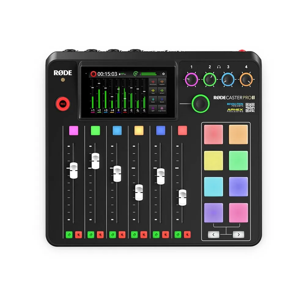 Rode RØDECaster Pro II Audio Production Studio (Black)