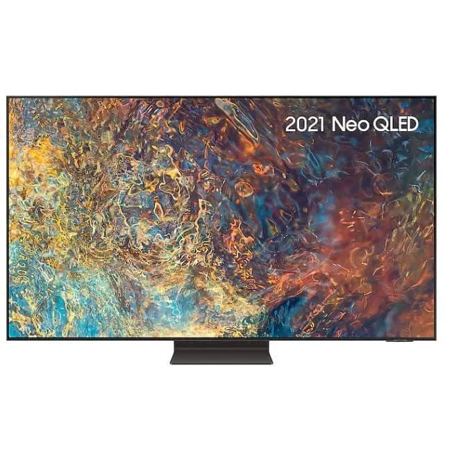 Samsung QE65QN95A (2021) Neo QLED HDR 2000 4K Ultra HD Smart TV, 65 inch with TVPlus-Freesat HD, Black