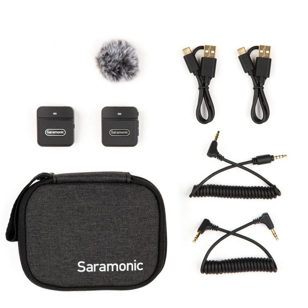 Saramonic Blink 100 B1 Ultra-Portable Clip-On Wireless Microphone System for Cameras & Mobile Devices