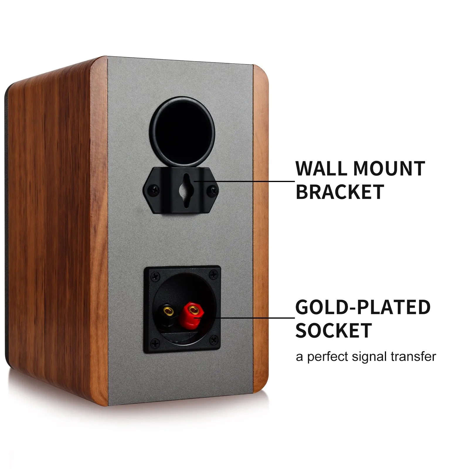 SINGING WOOD T25 Passive 2 Way Bookshelf Speakers - Beech Wood