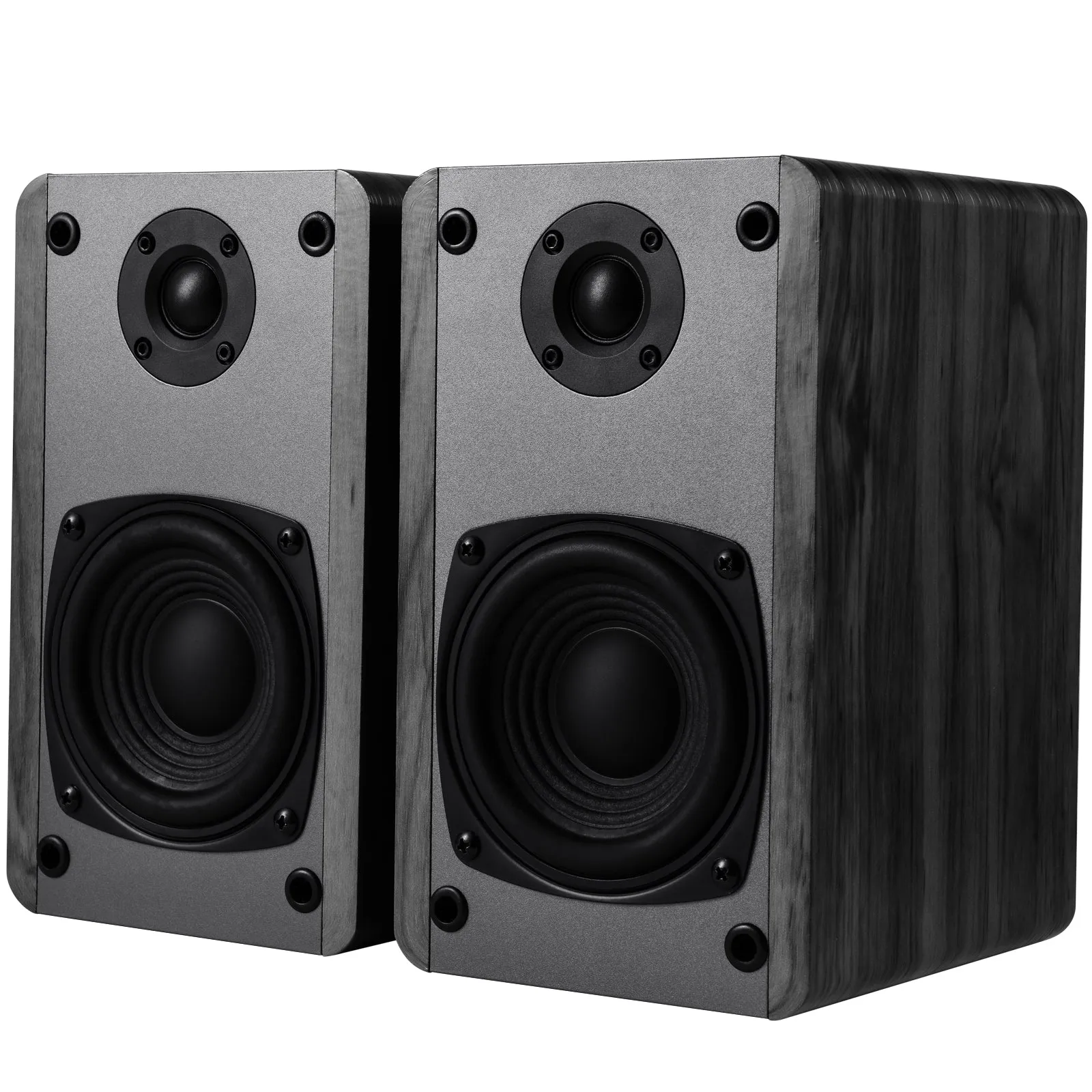 SINGING WOOD T25 Passive 2 Way Bookshelf Speakers - Black