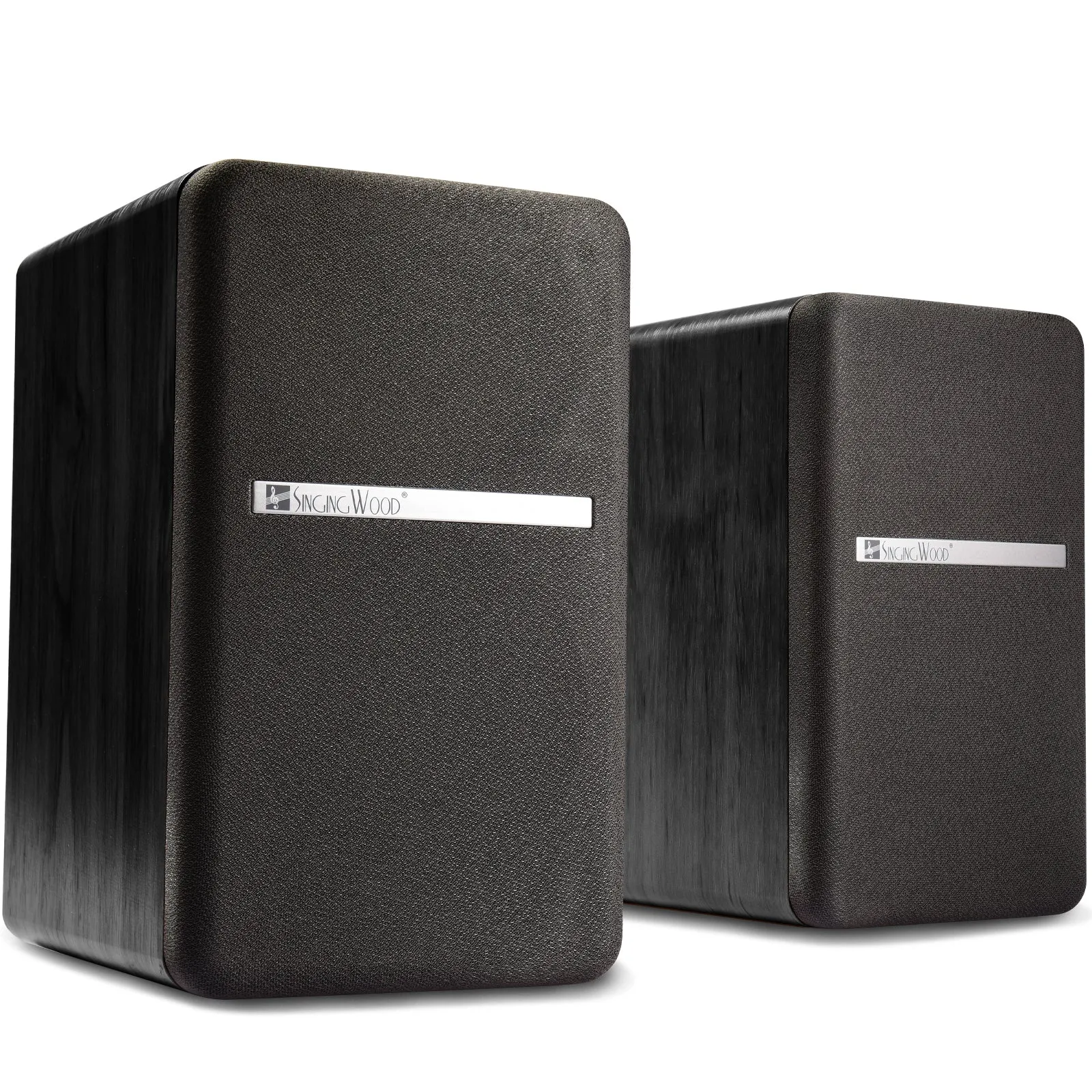 SINGING WOOD T25 Passive 2 Way Bookshelf Speakers - Black