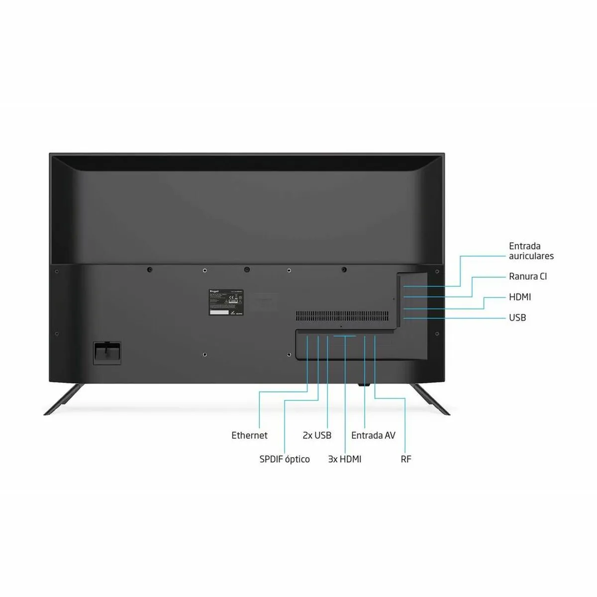 Smart TV Engel LE4290ATV 42" FHD LED WIFI Black