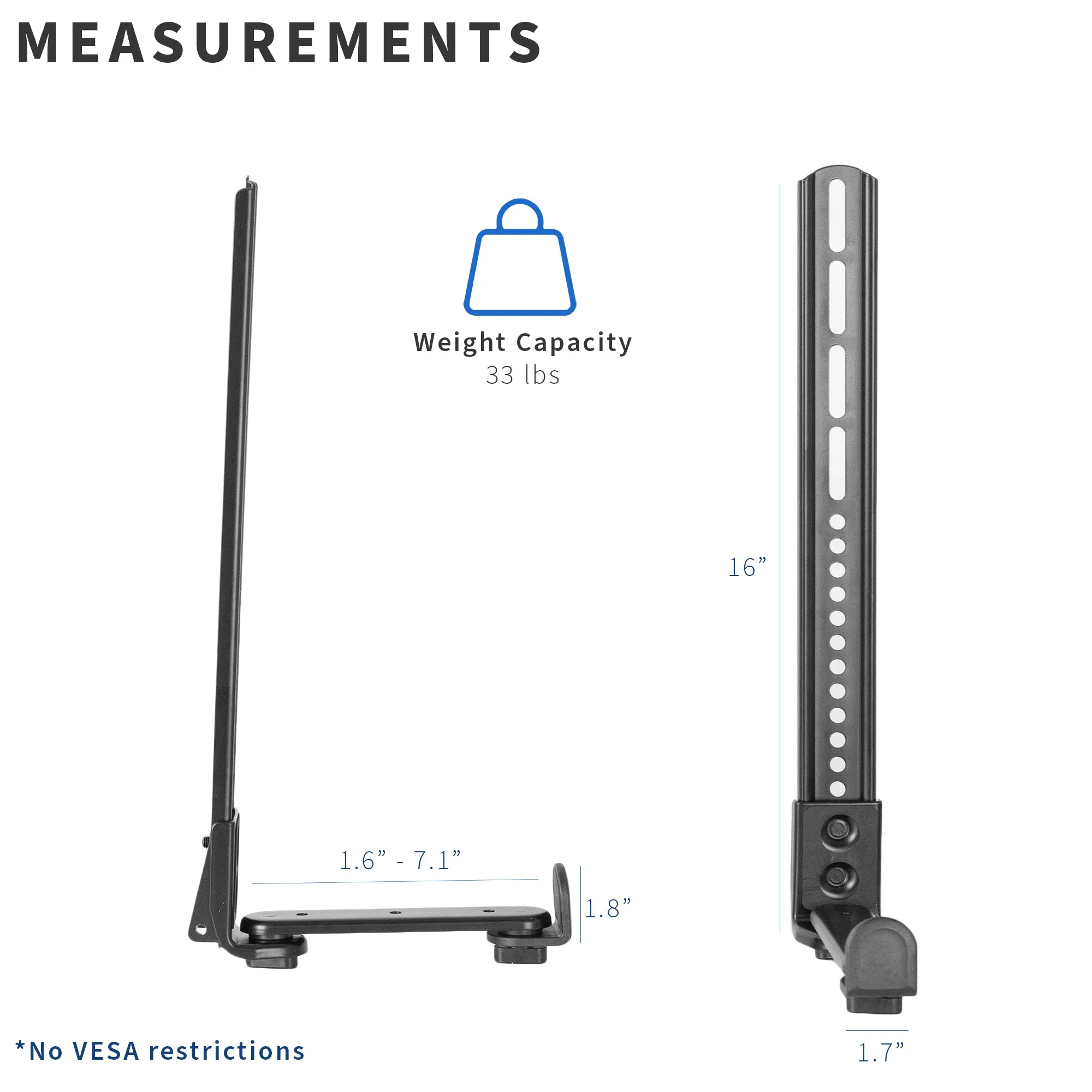 Soundbar Speaker TV Mount