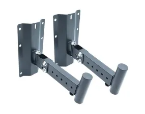 Speaker Wall Mount Pair Brackets Stand Adjustable 45kg Max. S909