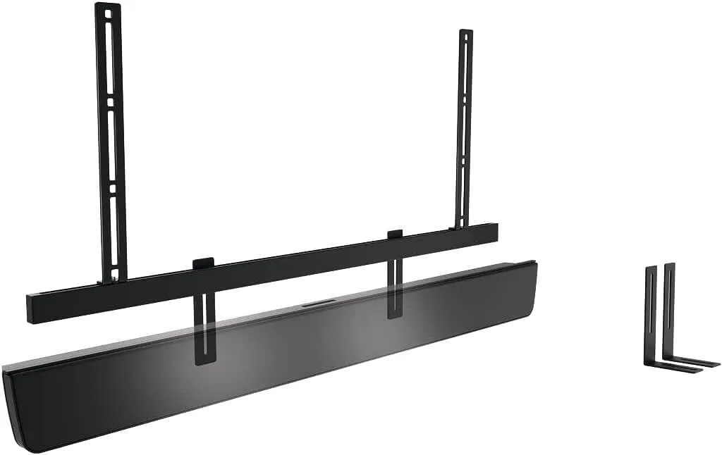 Vogels SOUND 3550 Universal Sound Bar Wall Mount Bracket To Fit Sound Bar with TV - Black