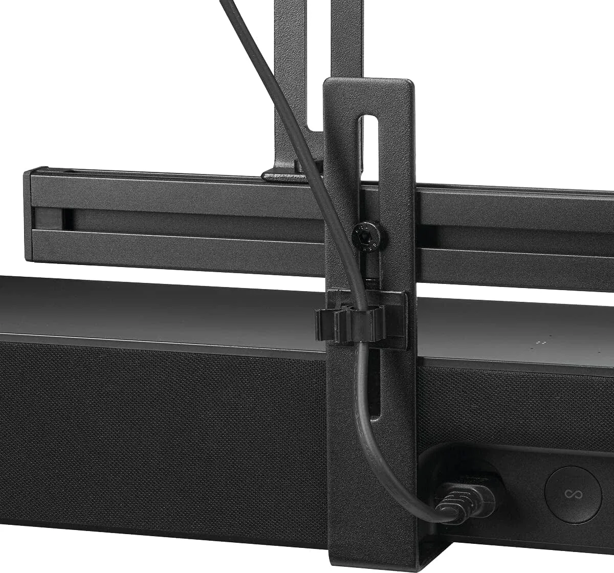 Vogels SOUND 3550 Universal Sound Bar Wall Mount Bracket To Fit Sound Bar with TV - Black