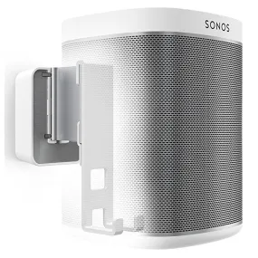 Vogel's SOUND4201 Wall-Mount Bracket for Sonos PLAY:1 Speaker (Single) - White